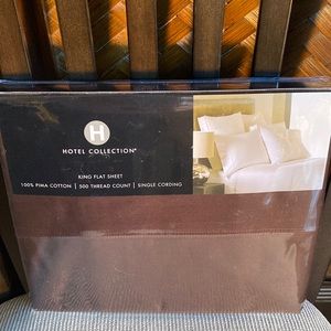 HOTEL COLLECTION - 100% Pima 500 thread “Flat” King Macys